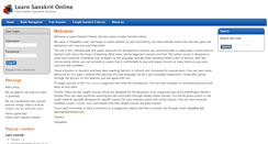 Desktop Screenshot of learnsanskritonline.com